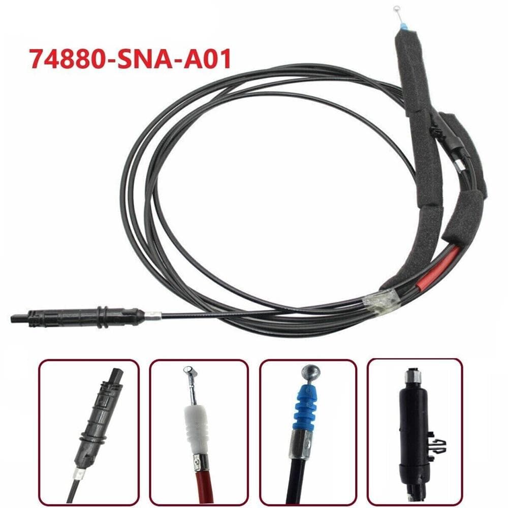 Trunk Lid & Gas Door Release Cable For 2006-2011 Honda Civic Sedan 74880-SNA-A01