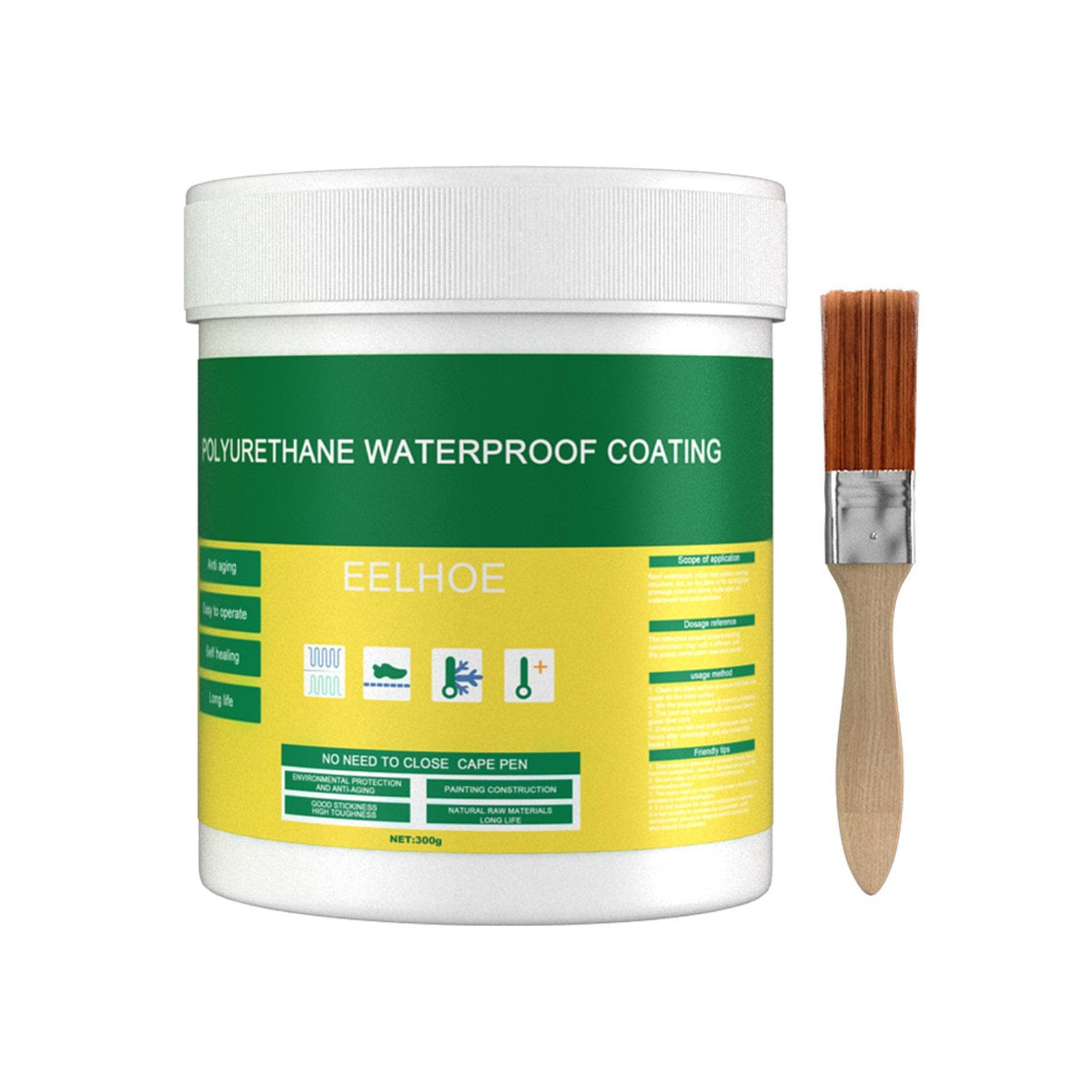 1PC Waterproof Coating Sealant Agent Transparent Sealing Coating Invisible Strong Insulating Sealant Clear Sealant Repair Tool 300g