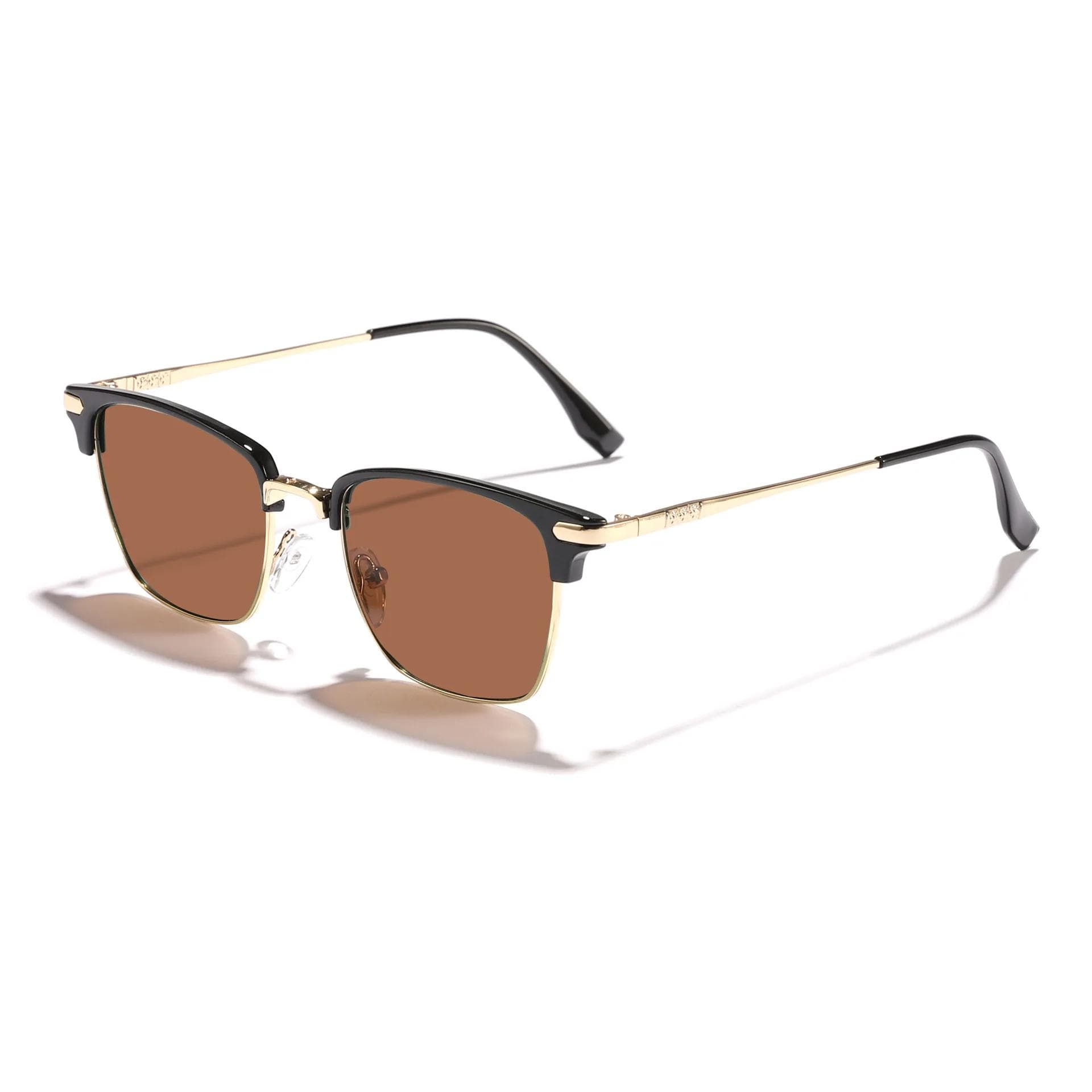 Brand Designer Square Sunglasses for Women Men Classic Business Trendy Eyewear Europe US Style Eyebrow Frame