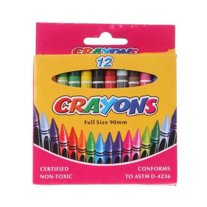 Safety Student Drawing Crayons Set Colorful Kids Paint Stik Pen 8 /12 /24 Color 12