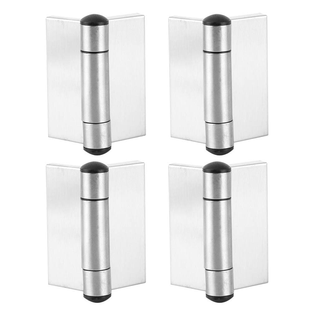 4pcs Stainless Steel Spring Hinge Automatic Closing Cabinet Wardrobe Hinge Hardware