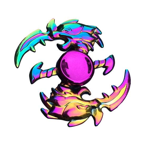 EDC Hand Spinner Decorative Anti-Anxiety Multi-color Metal Rainbow Fidget Spinner for Office 26