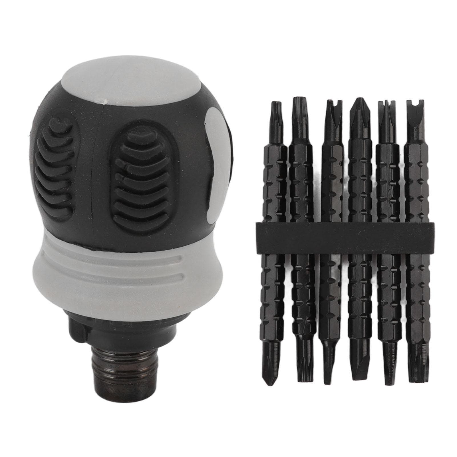 13 in 1 Mini Ratchet Screwdriver Bit Set Telescopic Labor Saving Screwdriver Handle with 6pcs Dual