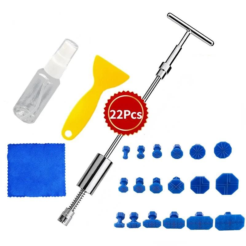 Auto Paintless Dent Repair Tools EU Plug Glue Gun Car Dent Repair Kit Dent Removal Kit Dent Remover Dent Puller for Cars Vehicle