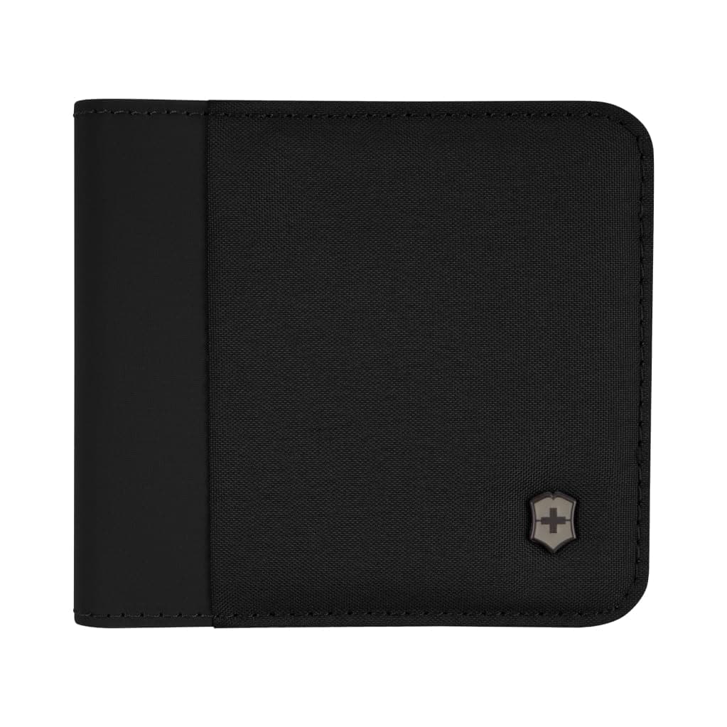 Victorinox Travel Essentials Bifold with Card Case and Folding Wallet Wallet, Men's, Black, 653363,