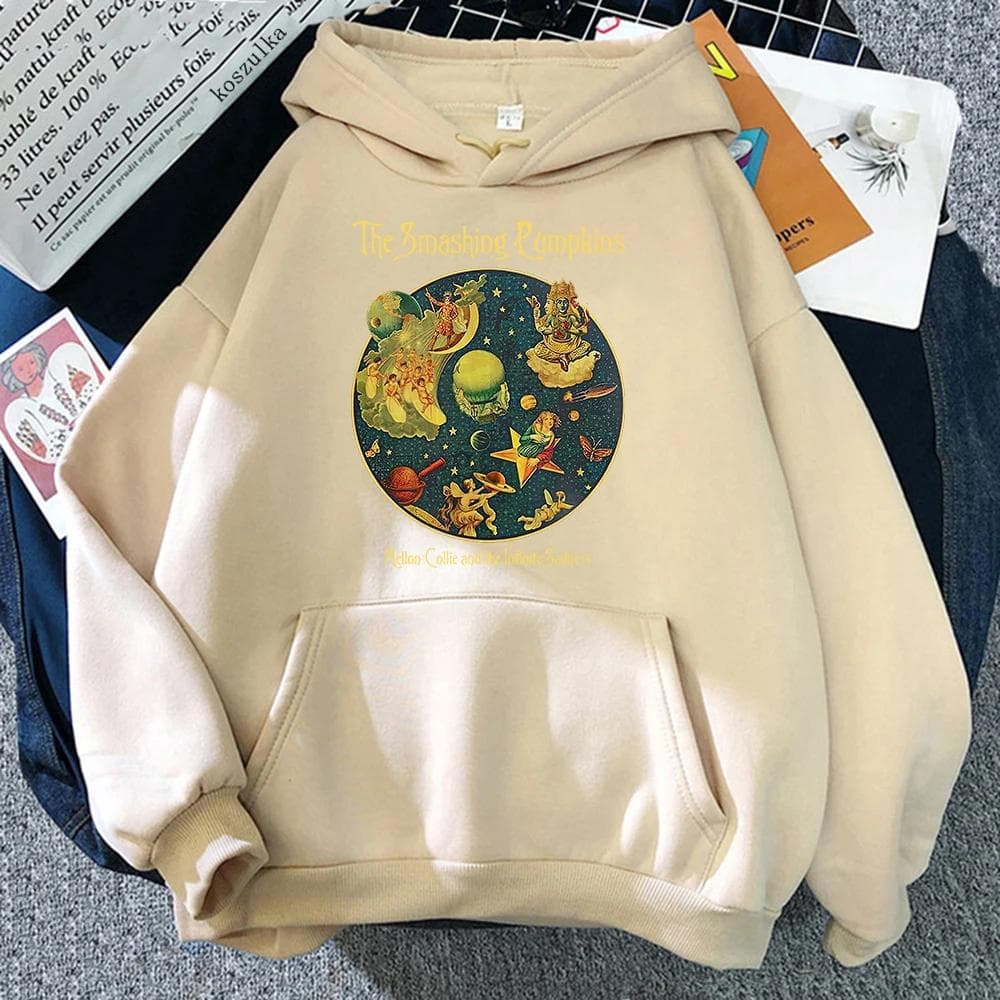 Mellon Collie And The Infinite Sadness Hoodie Smashing Pumpkins Women Harajuku Hoodies Unisex Autumn Winter Pullovers Sweatshirt L