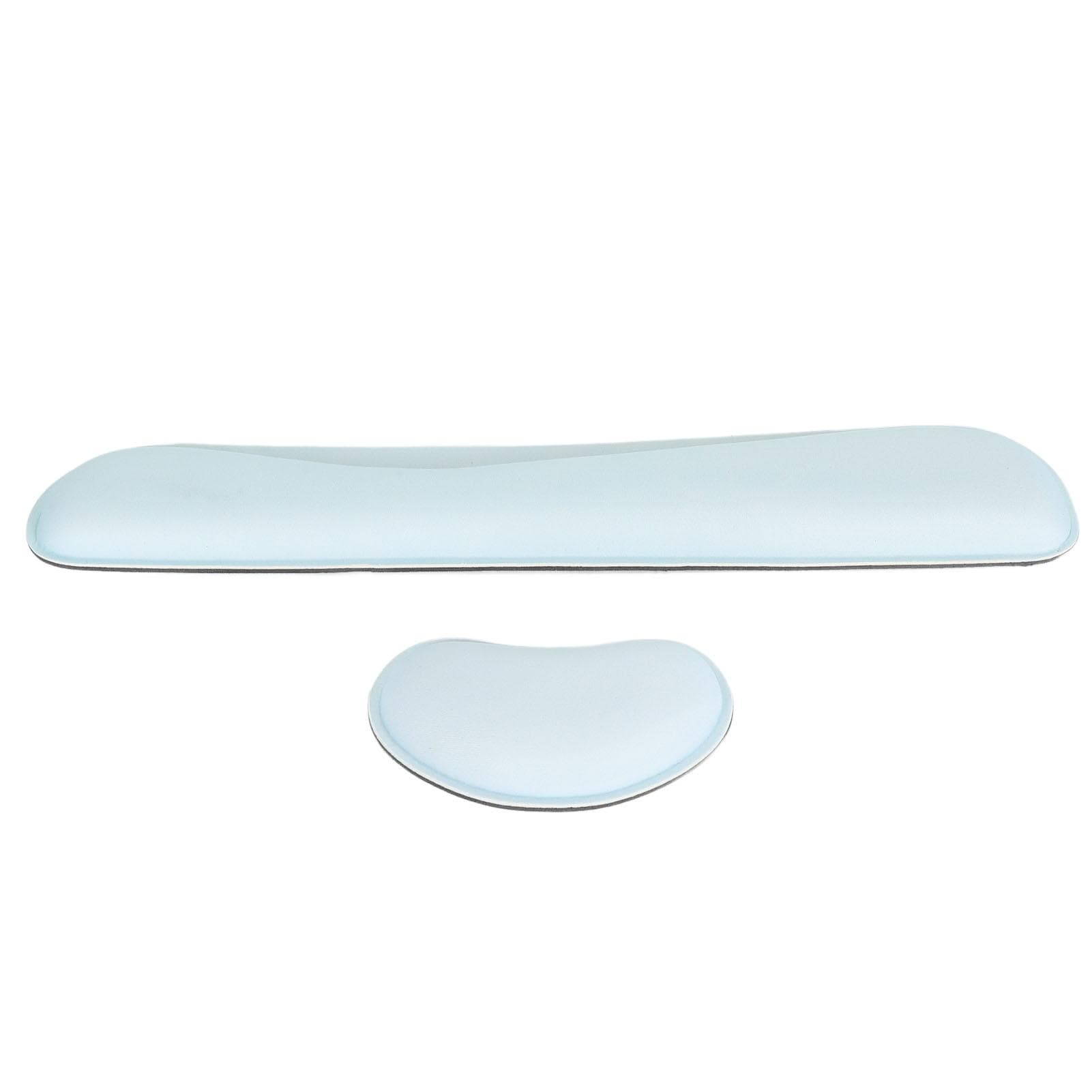 Keyboard Mouse Wrist Support Non Slip Memory Foam Waterproof Ergonomic Keyboard Mouse Rests for light green