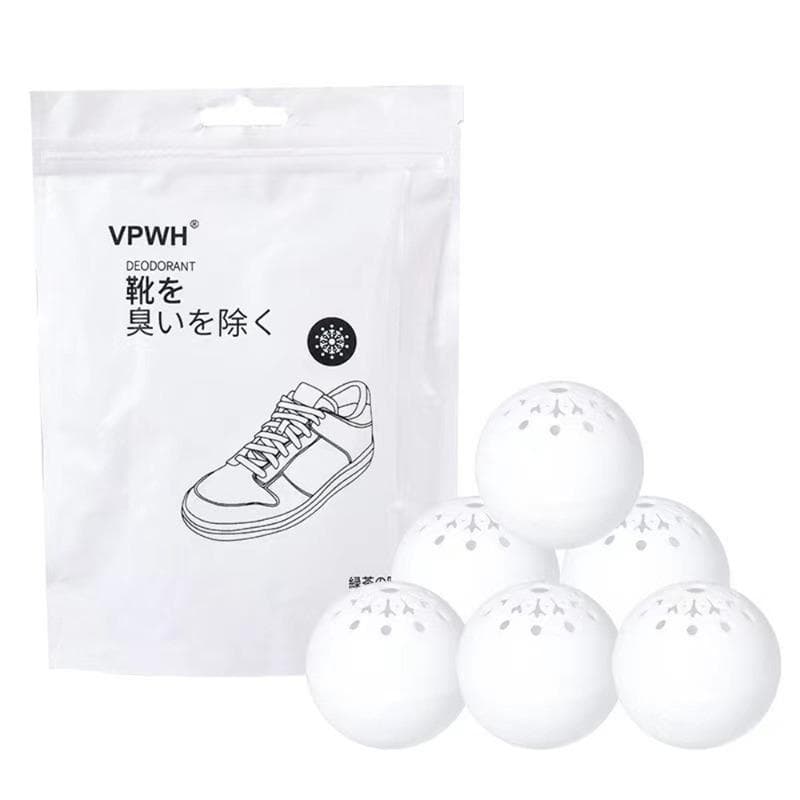 6Pcs/set Shoes Deodorizer Freshener Balls Foot Care Fragrance Air-fresh Shoebox Closet Cabinet Perfue Ball 6Pcs