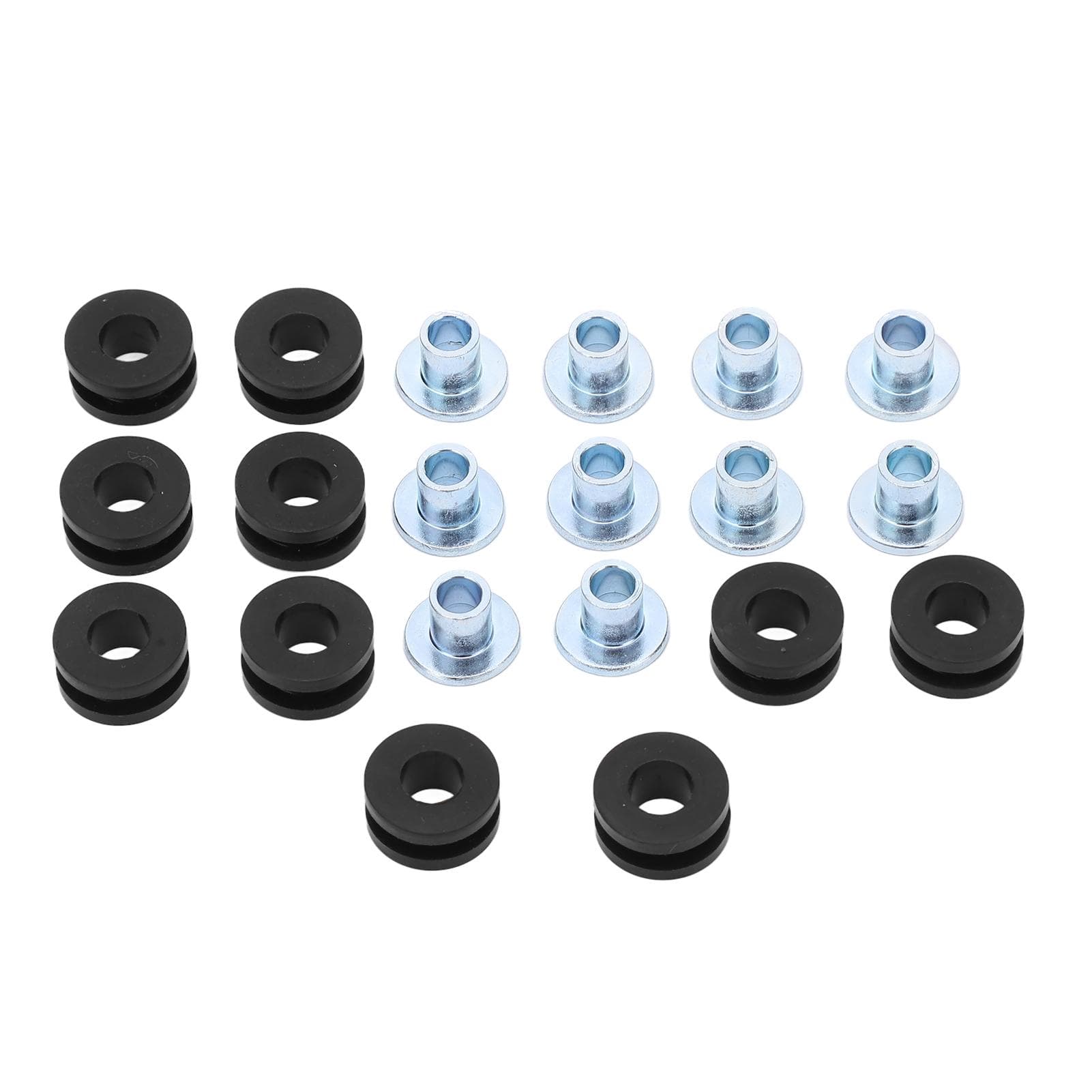 10 Sets Motorcycle Grommets Bolt Kit Rubber Metal Fairings Accessories Replacement for Suzuki