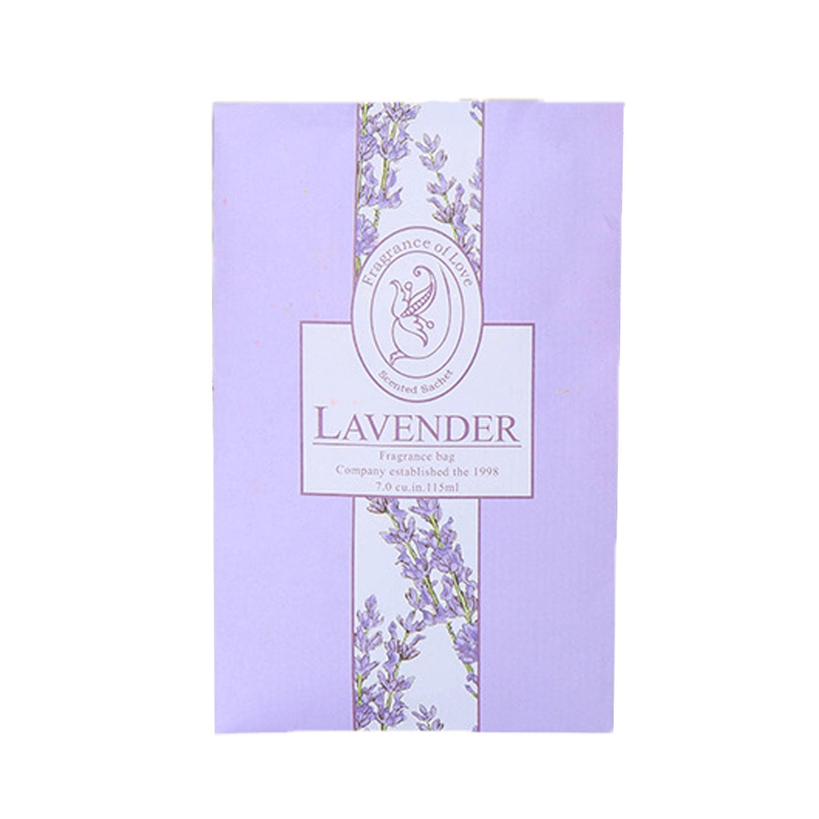 Car Hanging Fragrant Dried Flower Wardrobe Closet Sachet Aromatherapy Sachet for HouseholdJasmine lavender