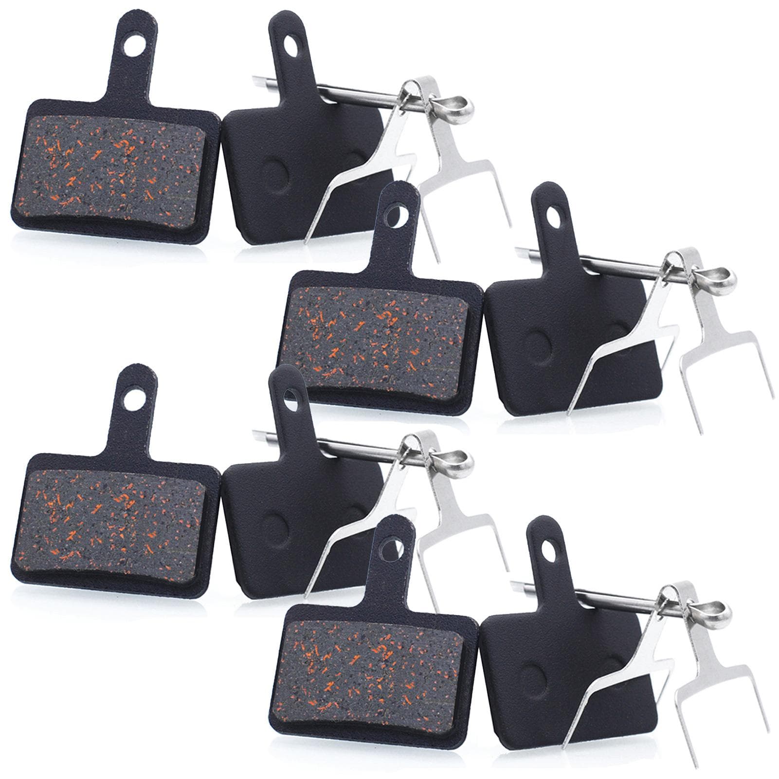 4 Pairs Bicycle Brake Pads Mountain Bike Disc Brake Pads Replacement for M355 4 pairs