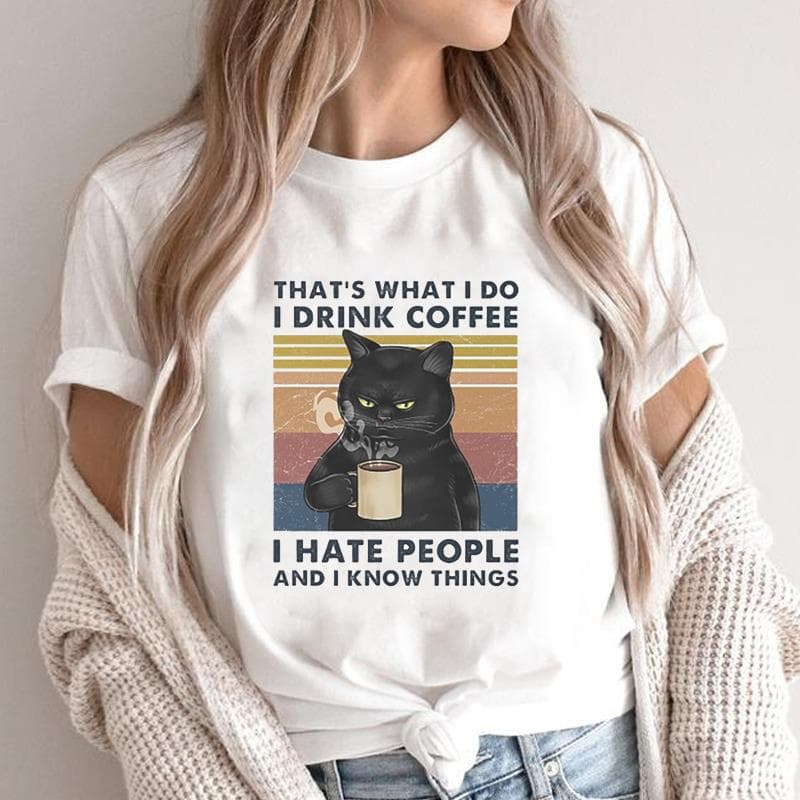 (Asian size) Graphic Tee Women's Cat Books Love Sweet Trend Fashion Casual Print Short Sleeve Summer Top Ladies Female T Clothing T-shirt 4XL