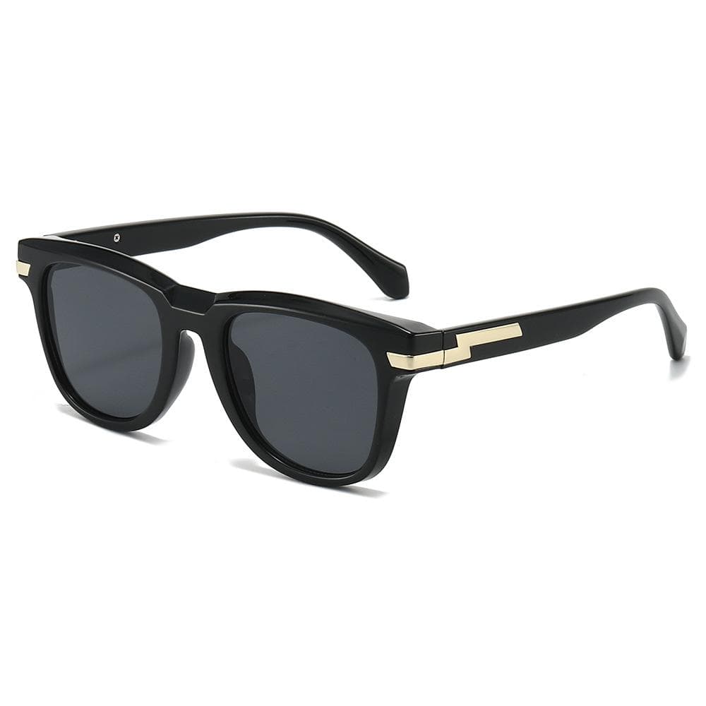 New Retro Gradient Rectangular Women Sunglasses Y2K Personality Brand Frame UV400 All Match Men Casual Sun Glasses as picture