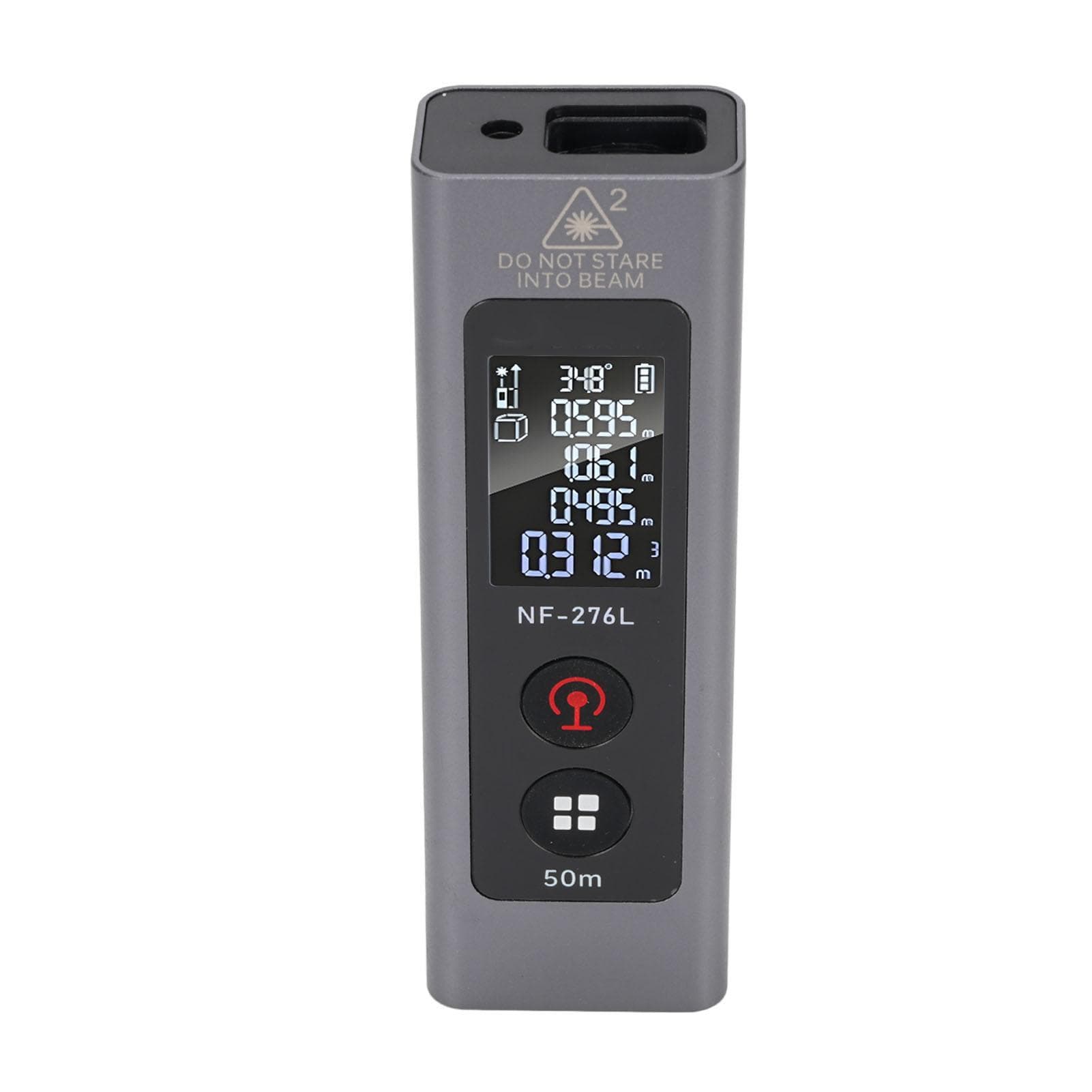 Digital Distance Meter 50m 165ft Range Backlit LCD Display Handheld Distance Area Volume