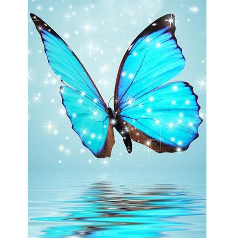 Diamond Painting Beautiful Butterfly Diamond Embroidery Painting Embroidery Handicrafts Arts Decor 20X30CM