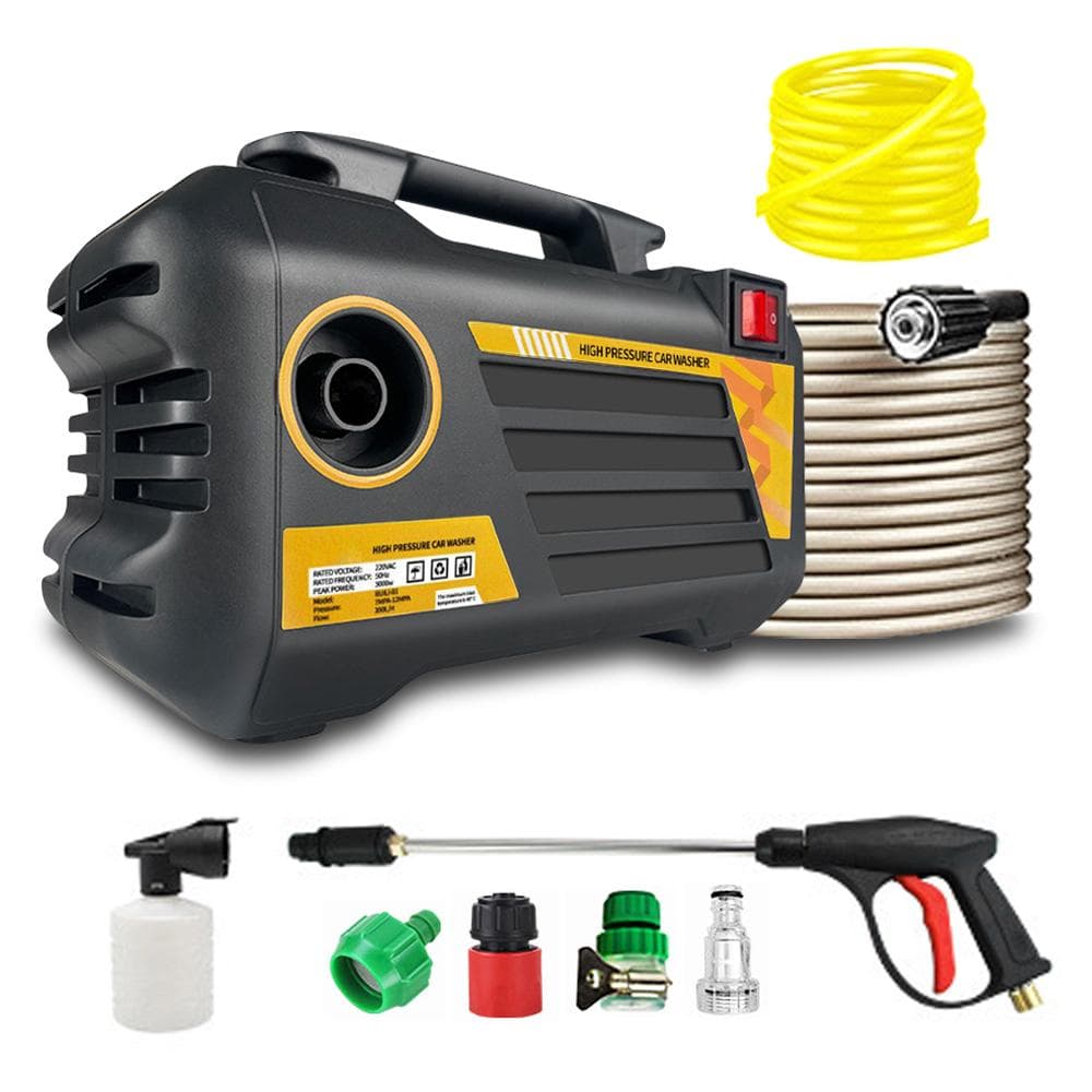 Household High Pressure Car Washer Portable Vehicle Cleaning Machine Automobile Foam Washing Tool multicolour