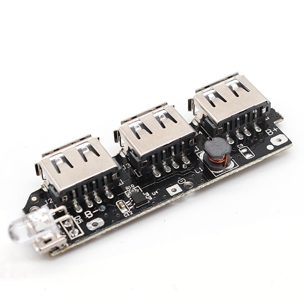 5V 1A2.1A USB Charging Module 3 USB Mini Charging Module for 18650 Batteries