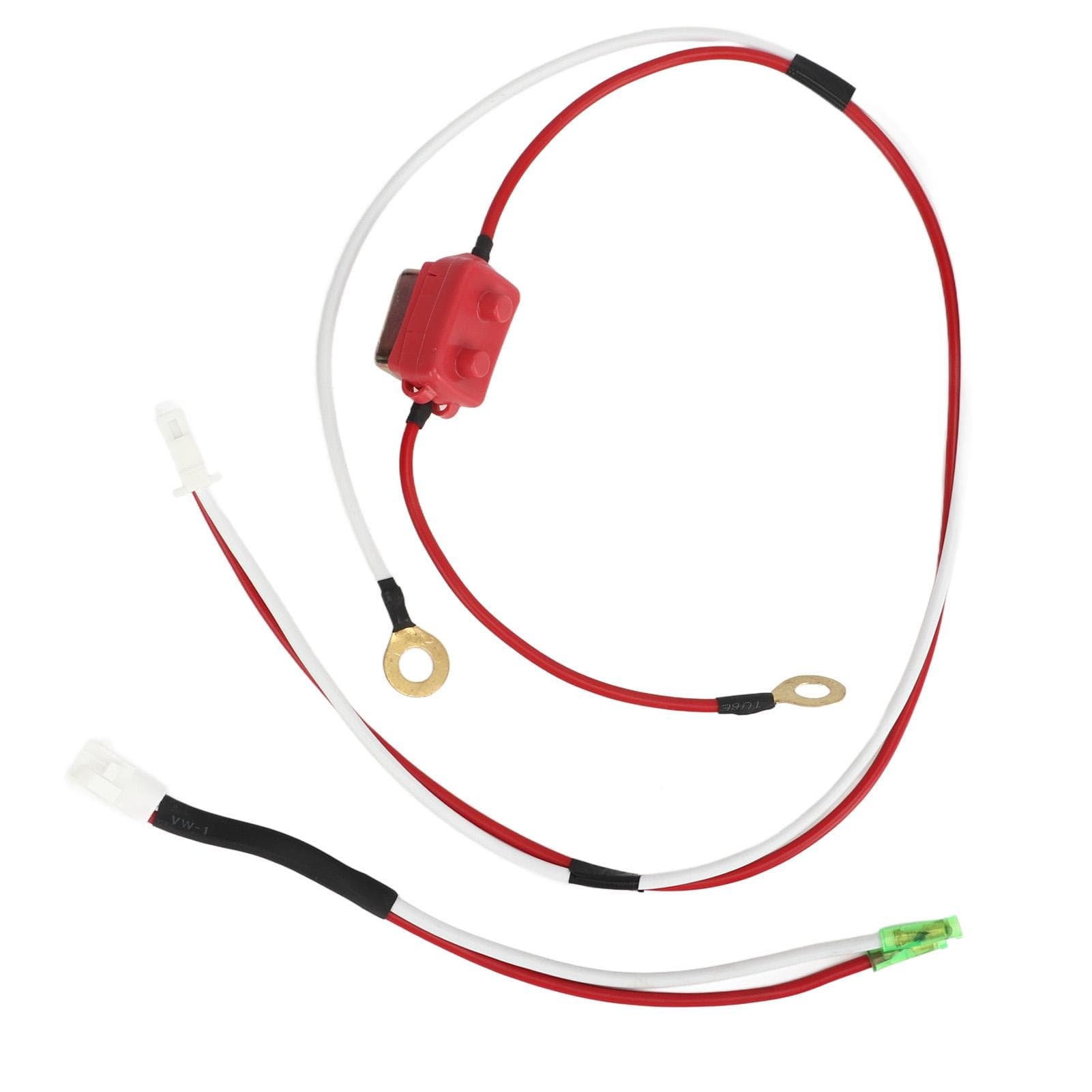 2 Pcs Battery Wiring Harness 4749A5531 Camper Battery Harness with 15 Amp Resettable Fuse Trailer