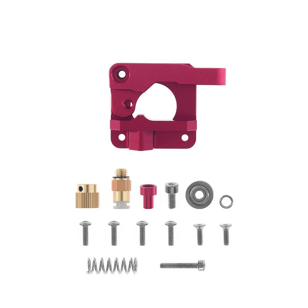 Aibecy MK8 Extruder Upgraded Replacement Metal Block Remote Drive Feed Right Hand red