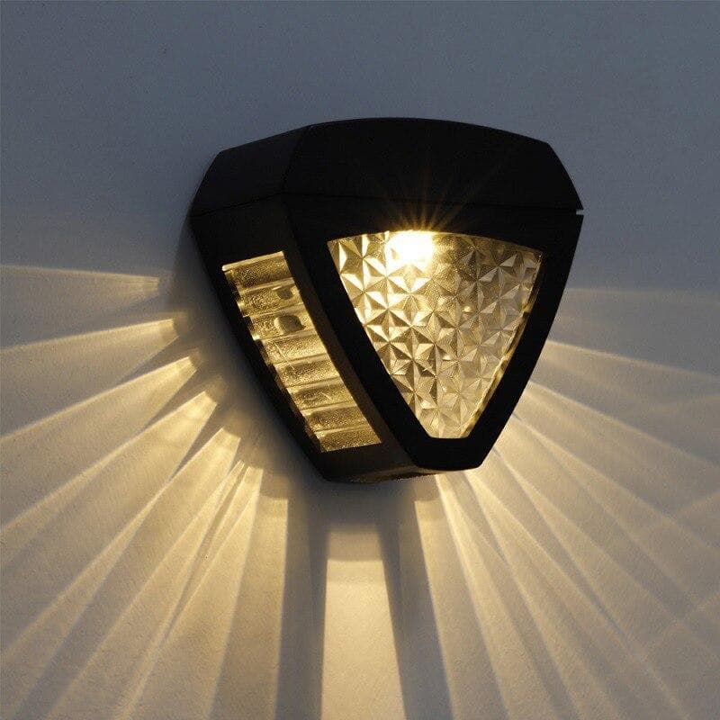 LED Solar Light Outdoor Path Stair Fence Wall Landscape Lamp Garden Staircase Night Light 1pcs