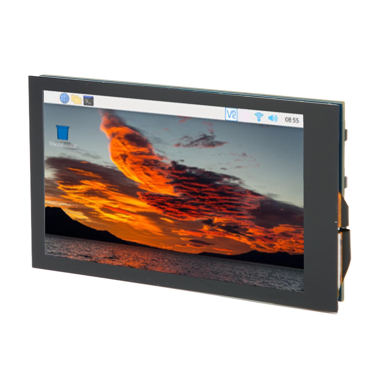 Capacitive Touch Screen 3.5 Inch 5 Points 480x800 LCD IPS Dimmable 170 Degrees Angle Touch Screen
