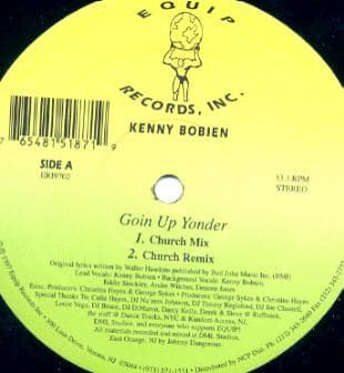 12inch Record KENNY BOBIEN - Goin Up Yonder ERI9702 Equip Records 1997 US Dance & Electronica Used