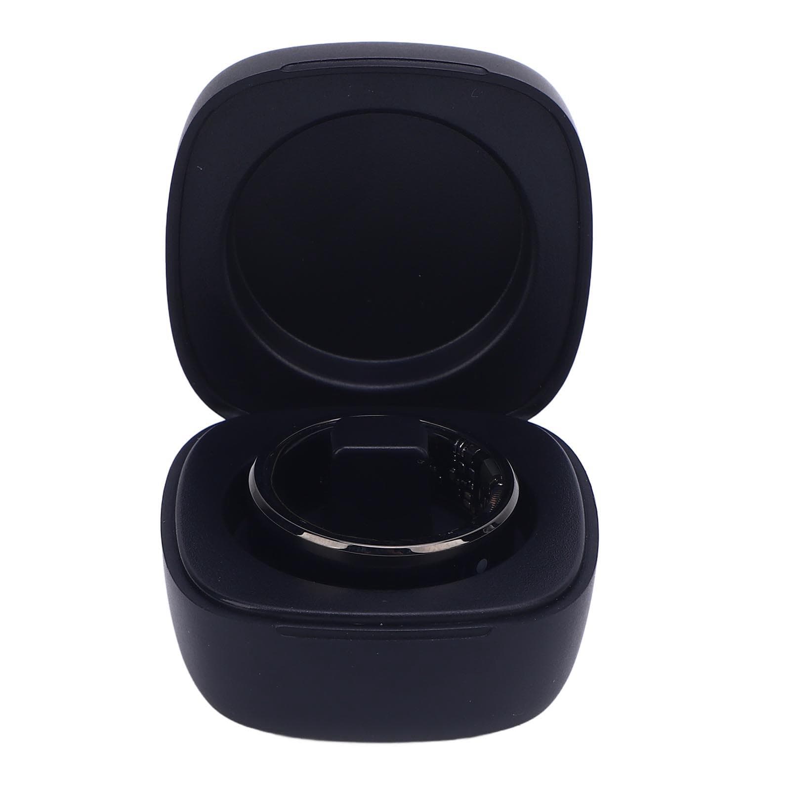 Smart Ring Color Screen IP68 Waterproofing Multi Sports Modes Gesture Control Stainless Steel 9