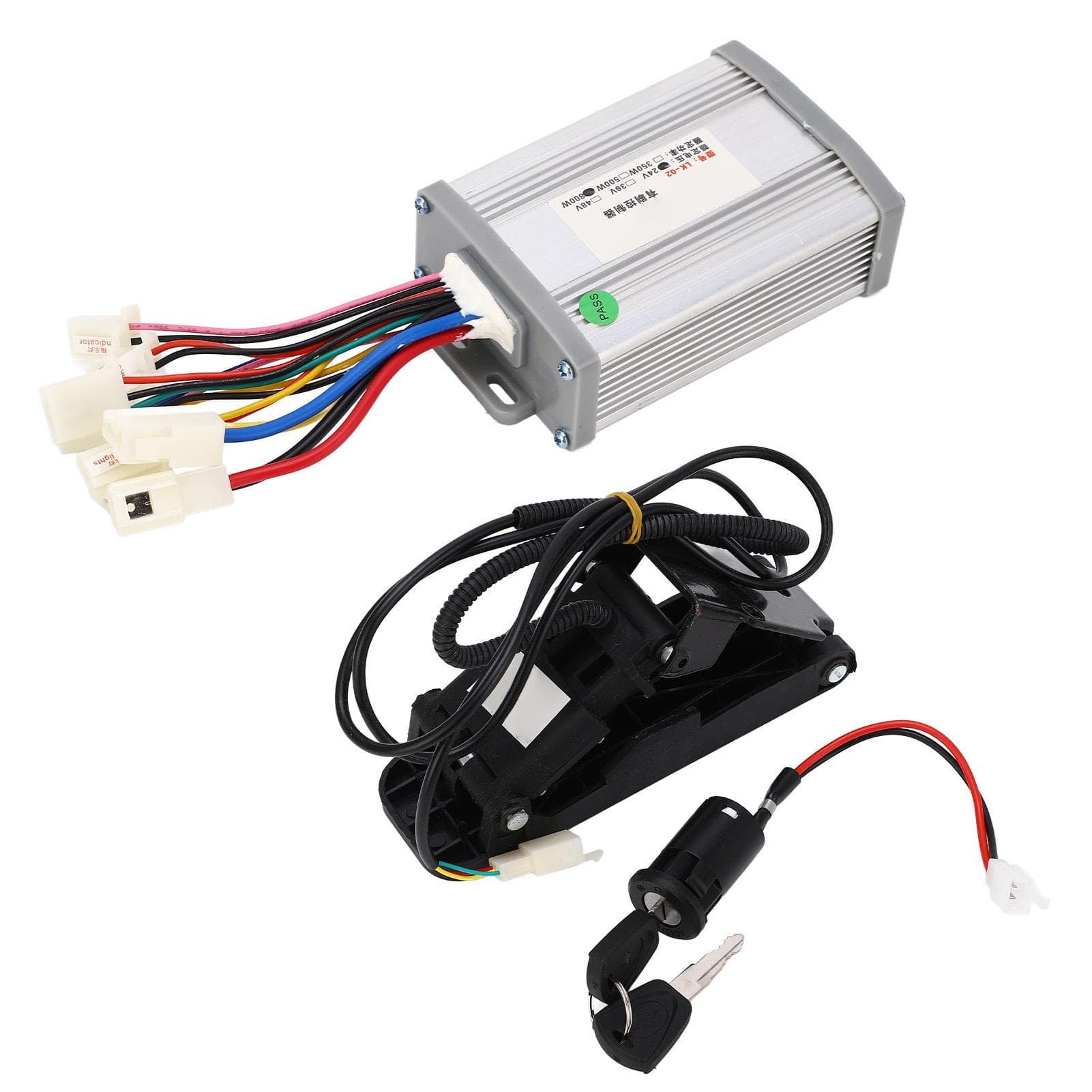 24V 800W Electric Tricycle Controller Pedal Accelerator Kit Lithium Battery Bike Retrofit Kit