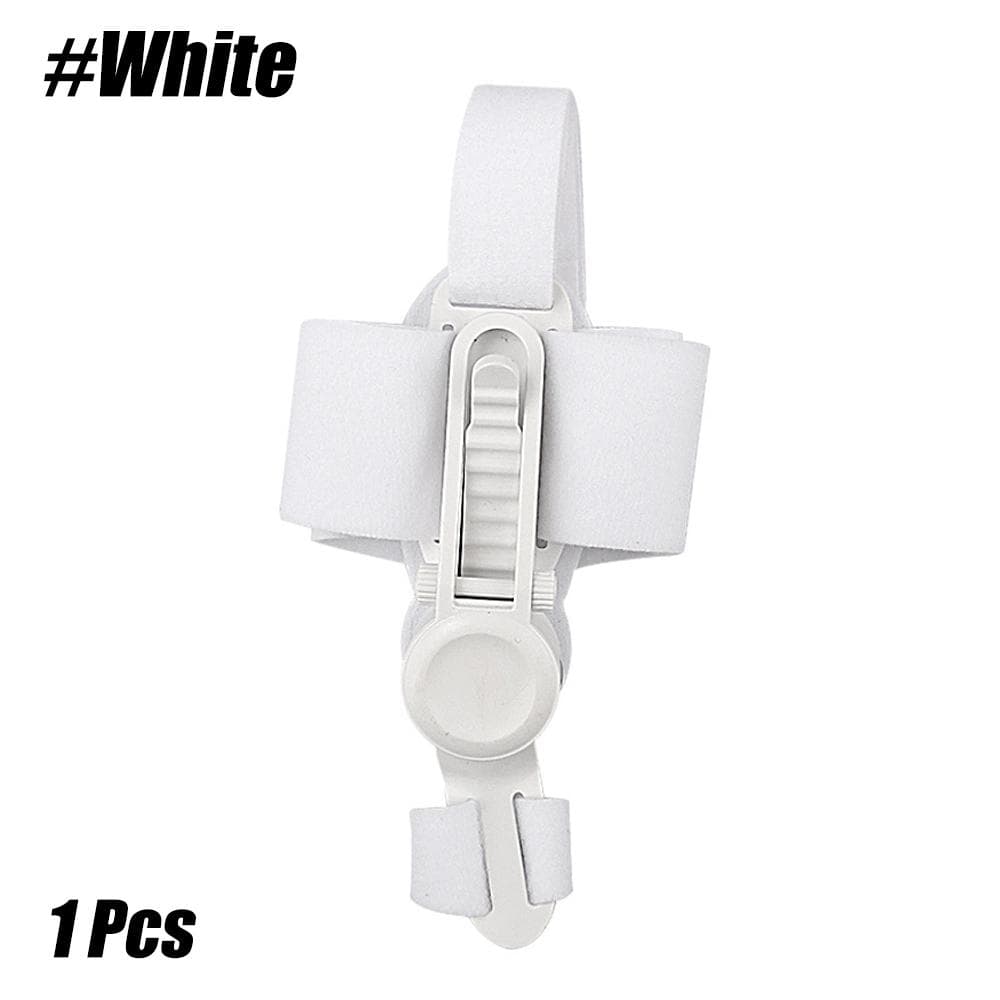 1Pcs Bunion Corrector for Women , Men, Orthopedic Toe Straightener, Adjustable Splint Bunion Pads Day Night Support. white
