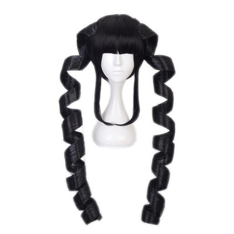 Anime Hair DanganRonpa yasuhiro taeko Cosplay Wigs Woman Wig Celestia Ludenberg Gambling Girl Lolita School Zentai Wigs