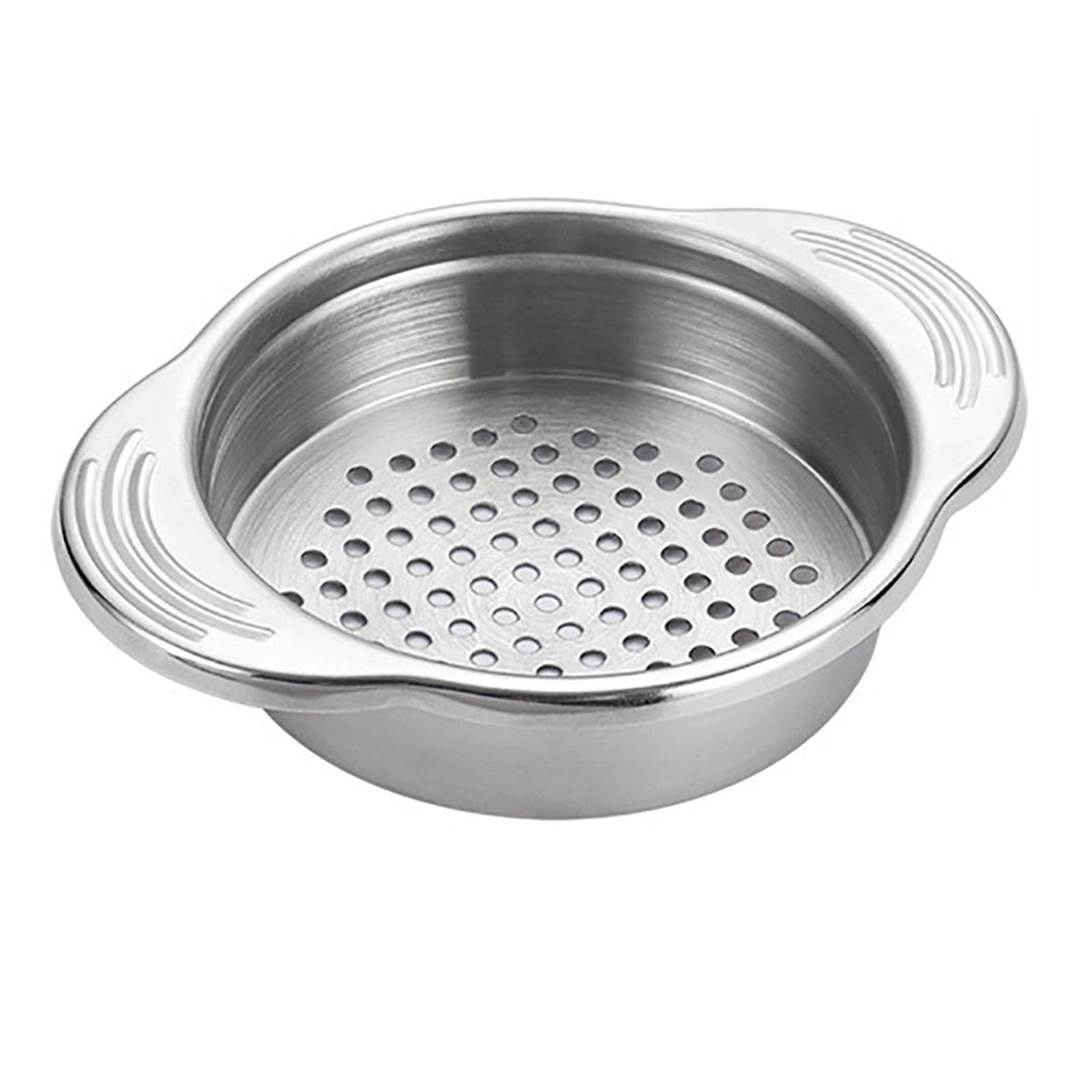 Tuna Can Strainer Stainless Steel Food Can Strainer Kitchen Colander for Straining Draining Rinsing