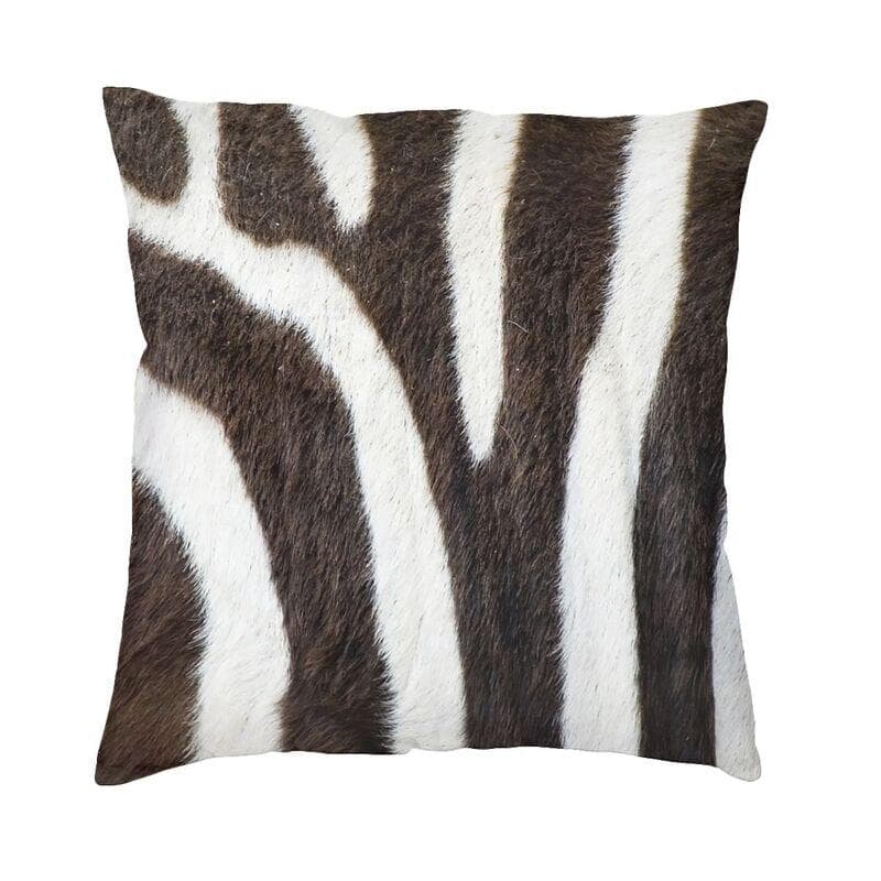Scottish Highland Cow Cowhide Texture Pillow Living Room Decoration Kawaii Animal Hide Leather Cushion Printing Pillowcase 45x45cm 18x18in