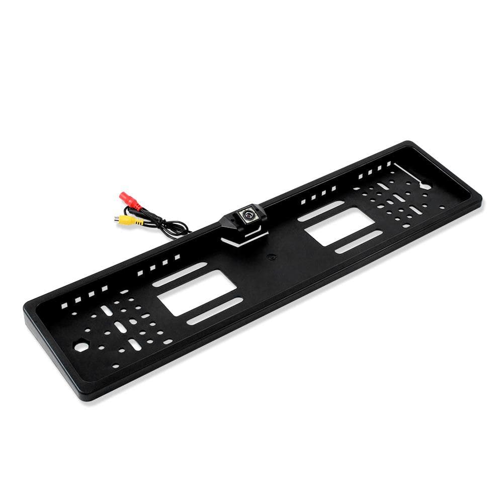 European License Plate Frame CCD Car Rear View Camera Backup Reverse Camera 12-LED Camera