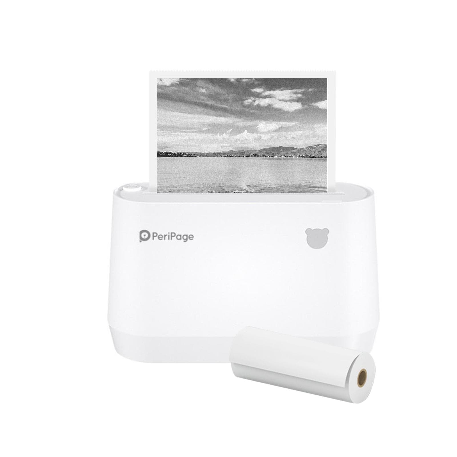 PeriPage A9 Mini Portable Thermal Notes Printer 203dpi BT Pocket Photo Mobile Printer Receipt Label white