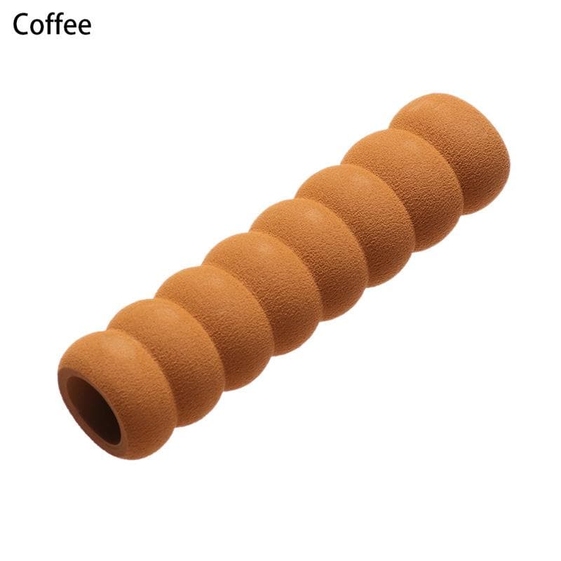 5PC Rubber Crash Pad Round Door Handle Stopper Furniture EVA Door Knob Foam Cover 5PCS brown