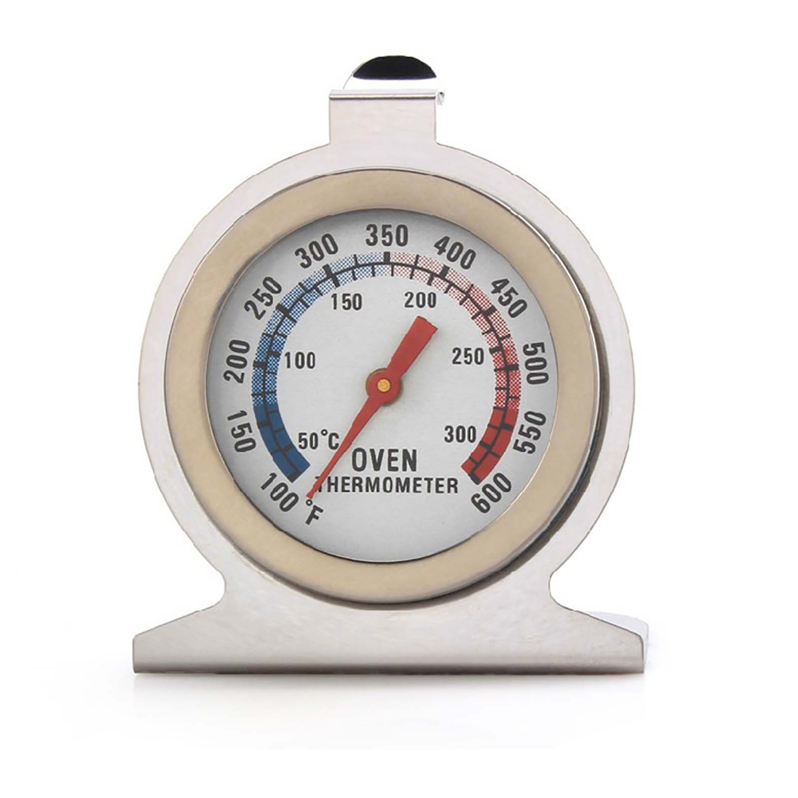 Oven Temperature Measuring Tool Stainless Steel Kitchen Temperature Measuring Tool Grill silver