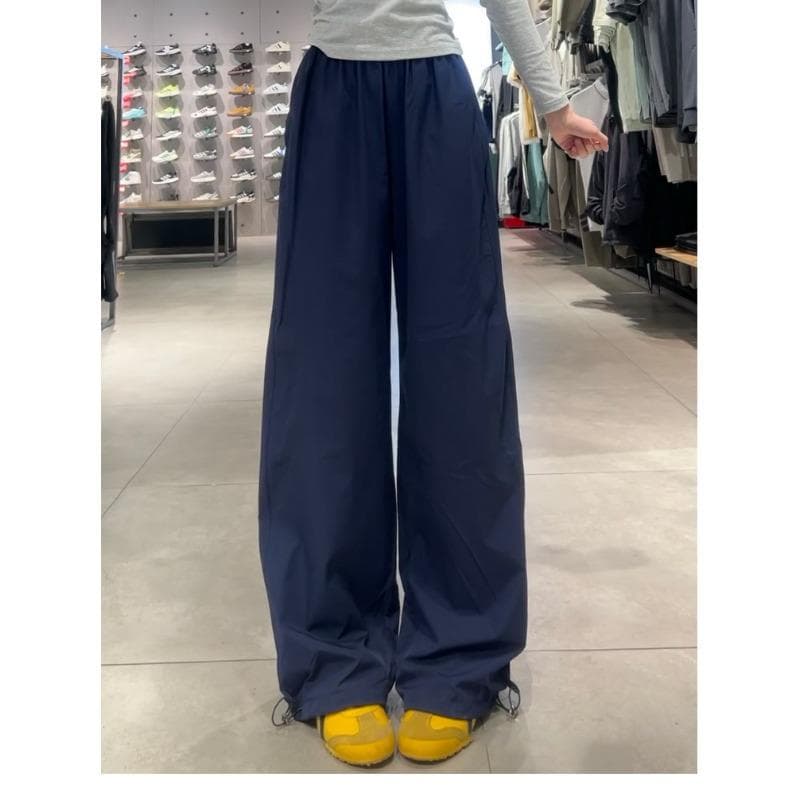 Work Pants for Women In Summer New Style Small Quick-drying Sports High Waist Loose Casual Lazy Wide-leg Pants XL