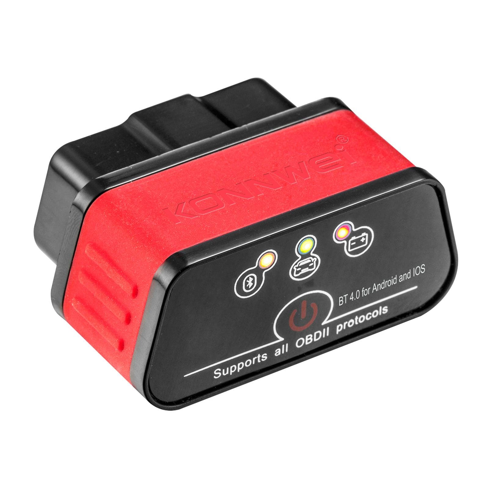 KONNWEI KW903 BT 4.0 Wireless OBD-II Car Auto Diagnostic Scan Tools Car Detector Tester Scanner for red