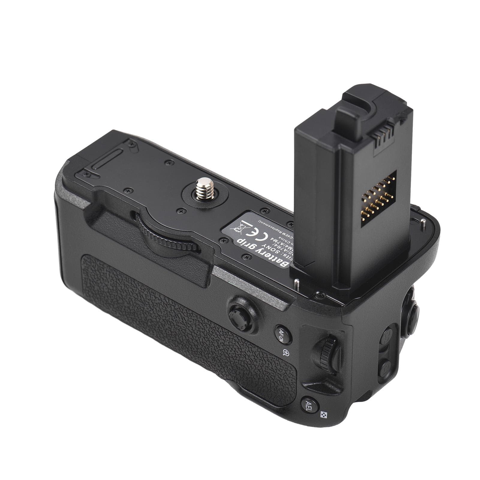 VG-C4EM Vertical Battery Grip Holder with Dual Battery Slots Compatible with Sony A9/ A7R4/ A7M4/ black