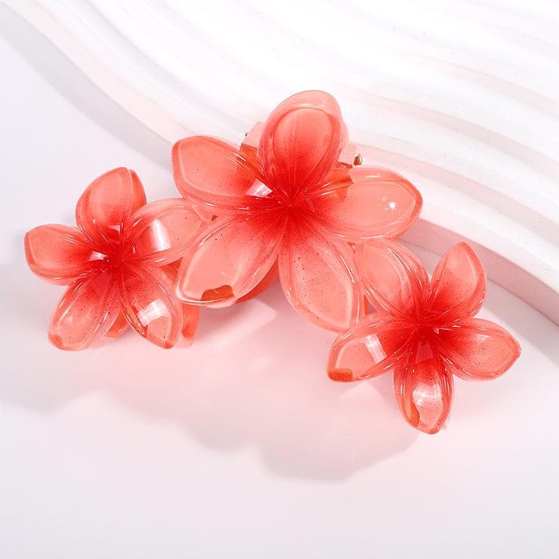 Versatile Bright Oil French Retro Hairpin, Simple Hairpin, Fashionable Shark Clip, Hair Accessories, New red