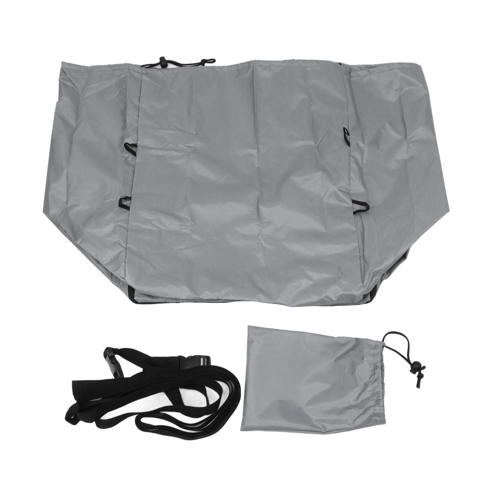 Hot Tub Heater Pump Cover Inflatable 420D Silver Oxford Cloth Water Dust Resistant Inflatable Spa gray