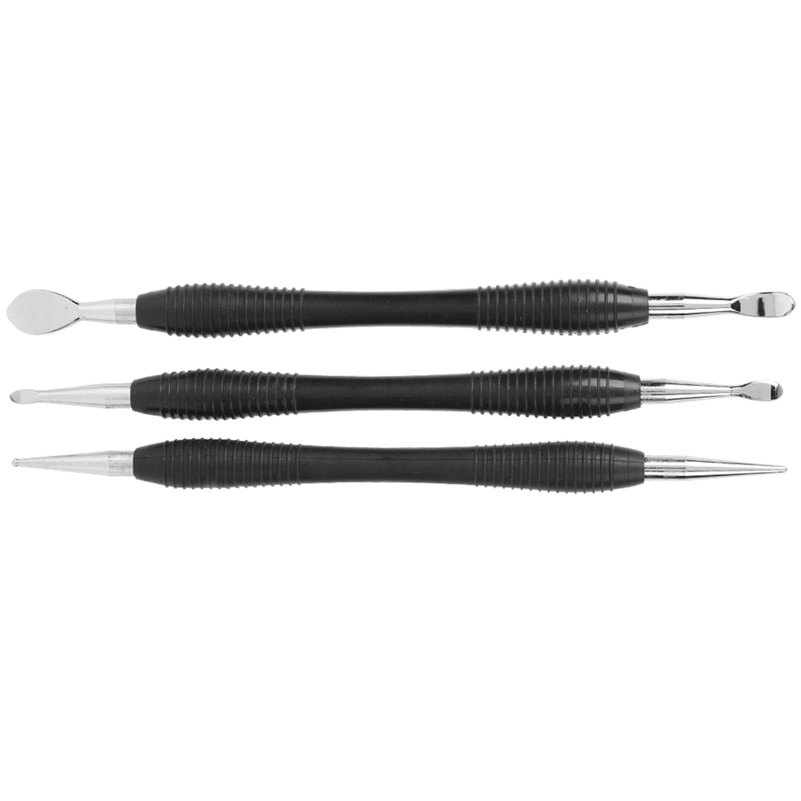 3PCs Carving Printing Tool Leather Craft Spoon Stylus Tool Set Kit Stationary Craft Collection