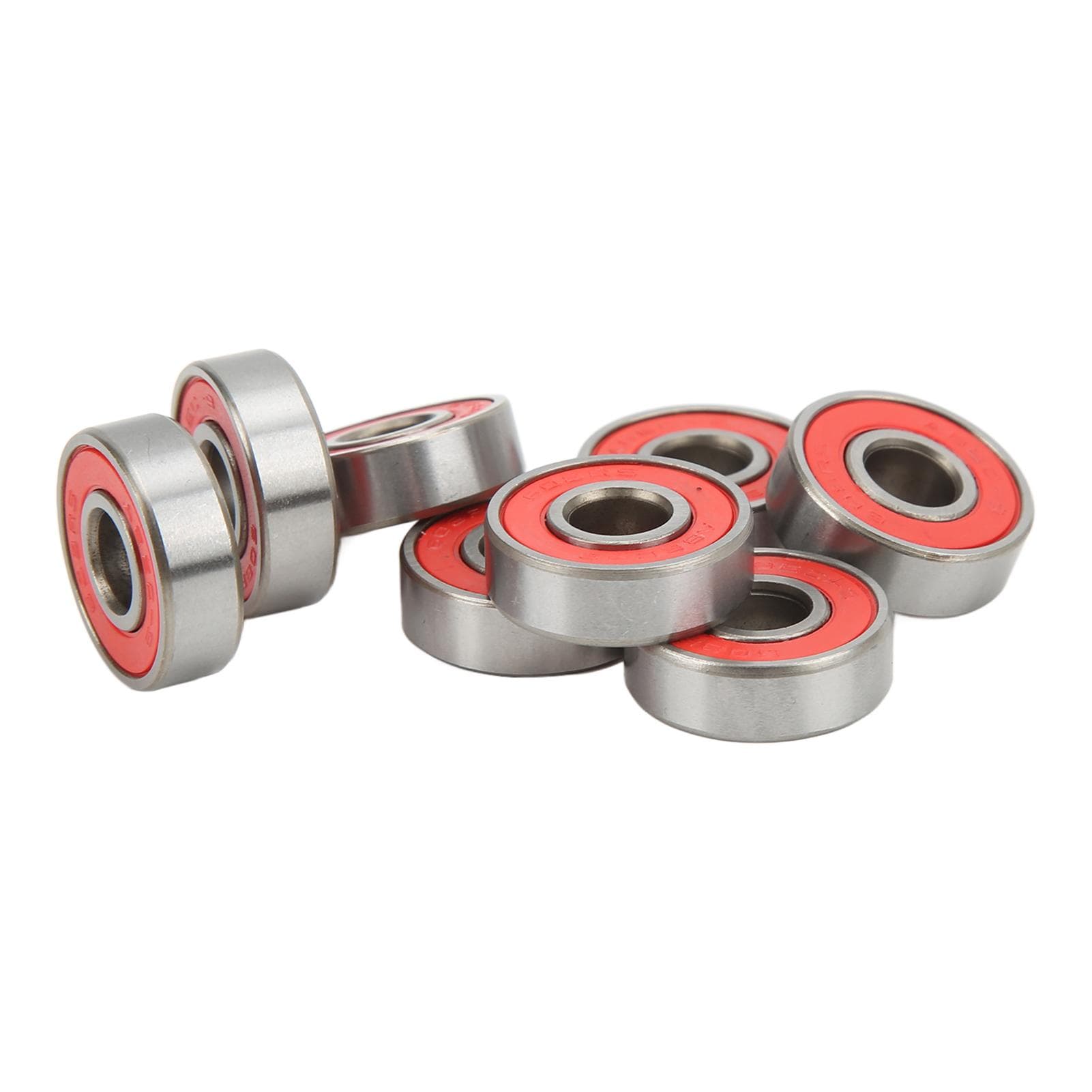 8Pcs 608RS ABEC 9 Ball Bearing Carbon Steel Sealed Skateboard Bearings 8x22x7mm for Roller Skates