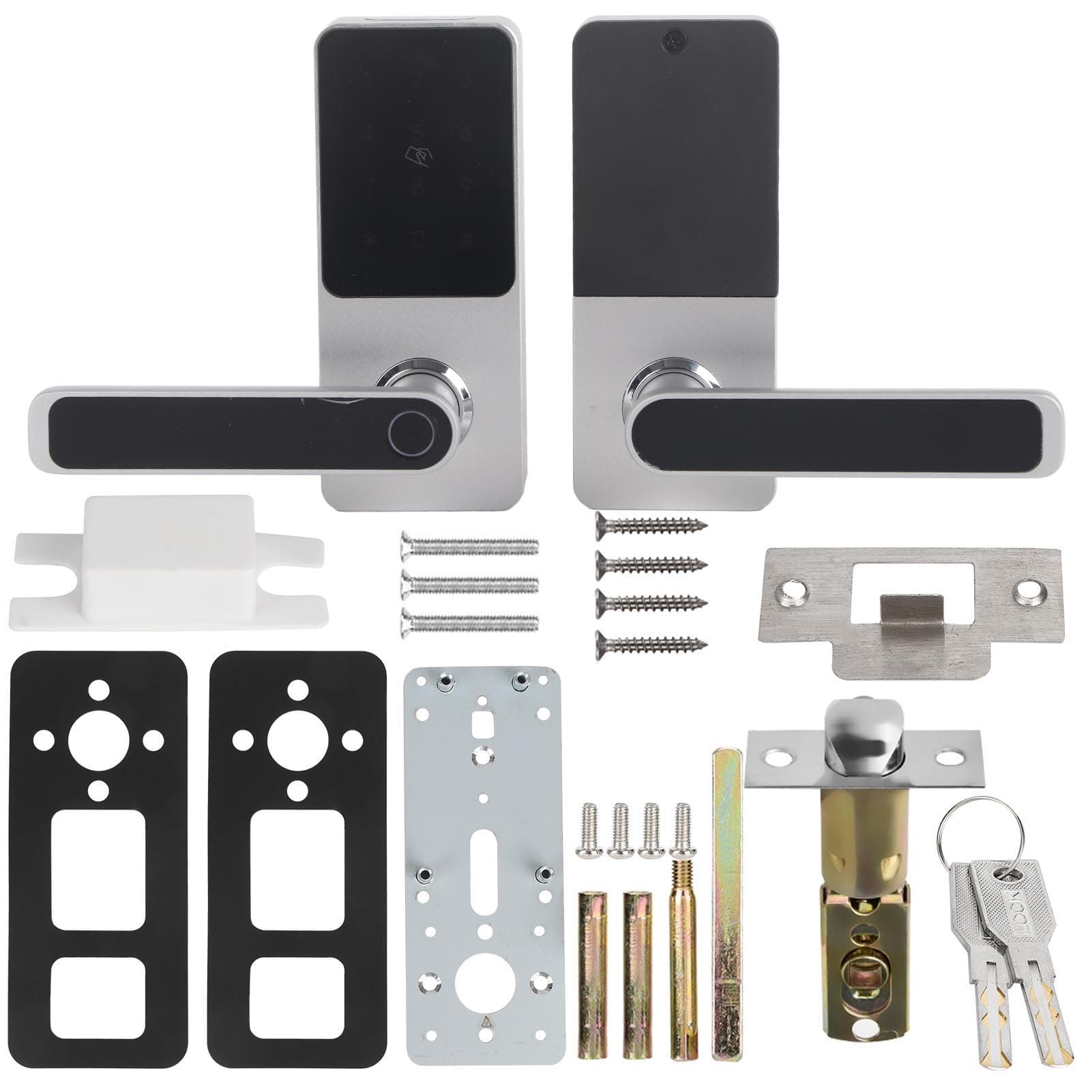 Password Key Lock Entry Door Fingerprint Locks for Home Villa Apartment Office Store