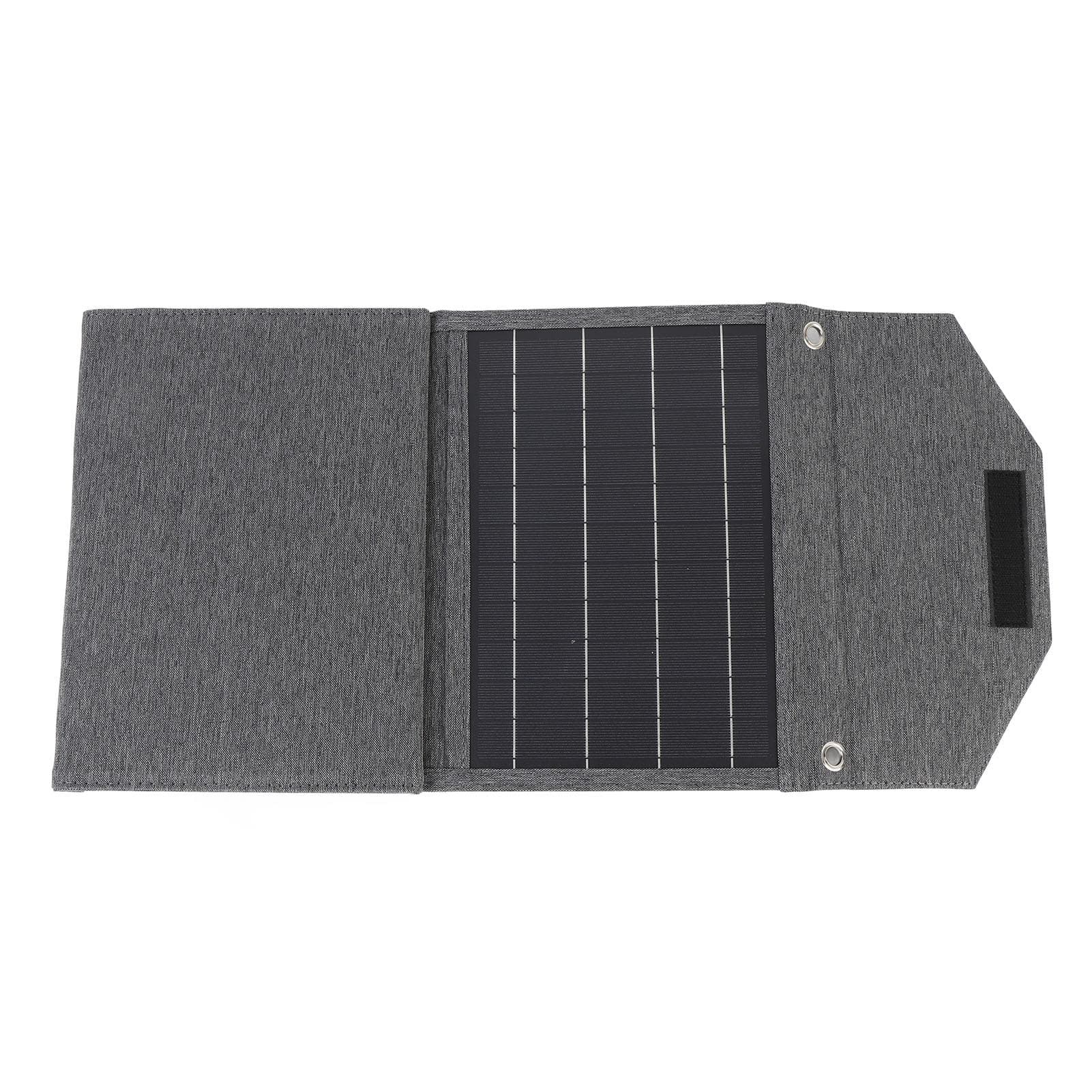 Foldable Solar Panel Charger 80W Portable Outdoor Camping Hiking Water Proof Monocrystalline