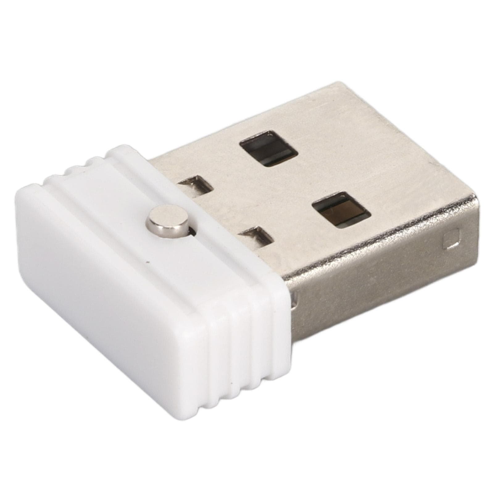 Mouse Jiggler Keep Screen Active Plug and Play USB Power Strong ABS Mouse Mover for Computer white