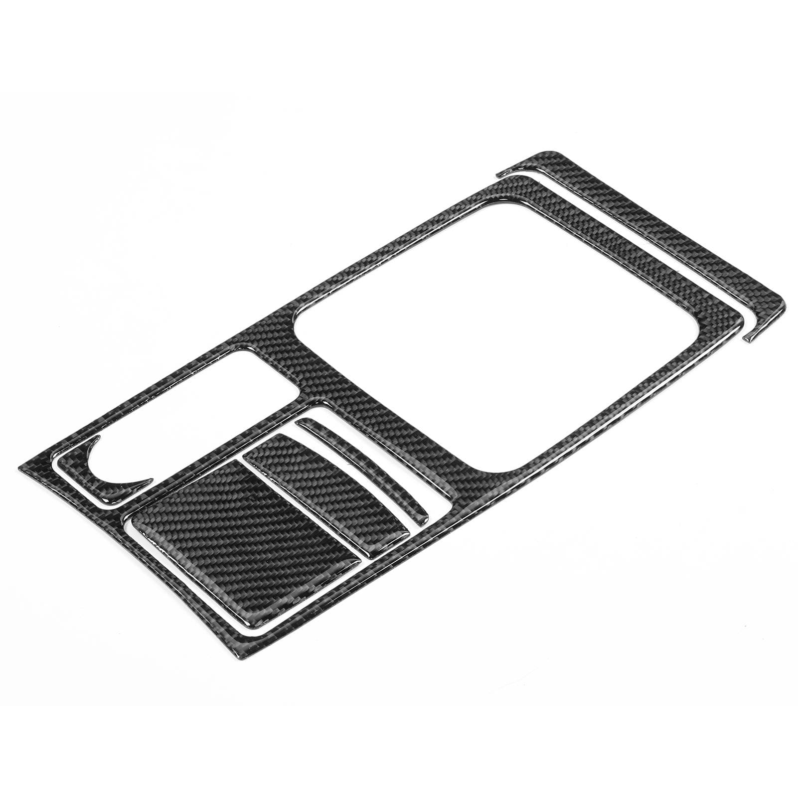 6pcs Carbon Fiber Interior Gear Shift Panel Cover CoDriver Fit for Mitsubishi Lancer GTS 20082016
