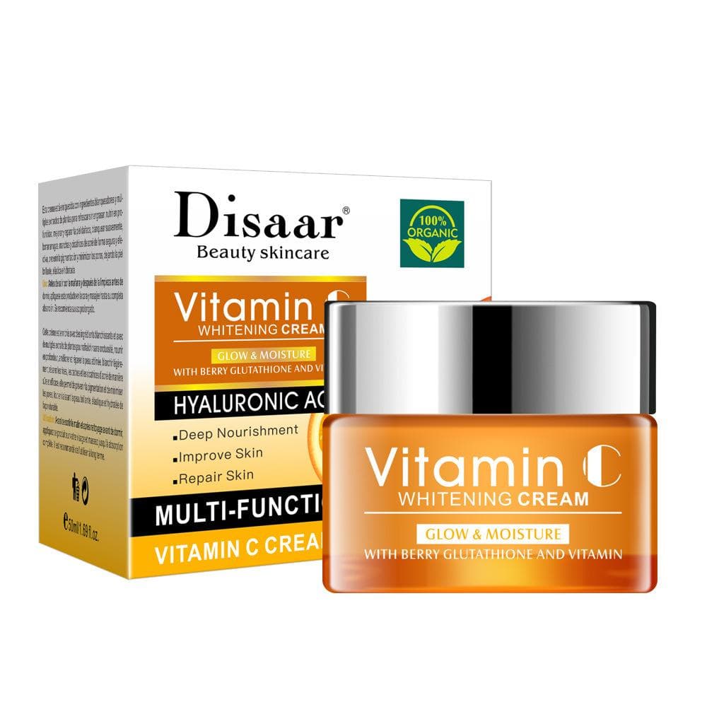 Disaar 50ml/pc Exquisite Girl Vitamin C Whitening Cream Anti-Aging Deep Nourishment Improve Skin Shrink Pores Facial Cream 50ml