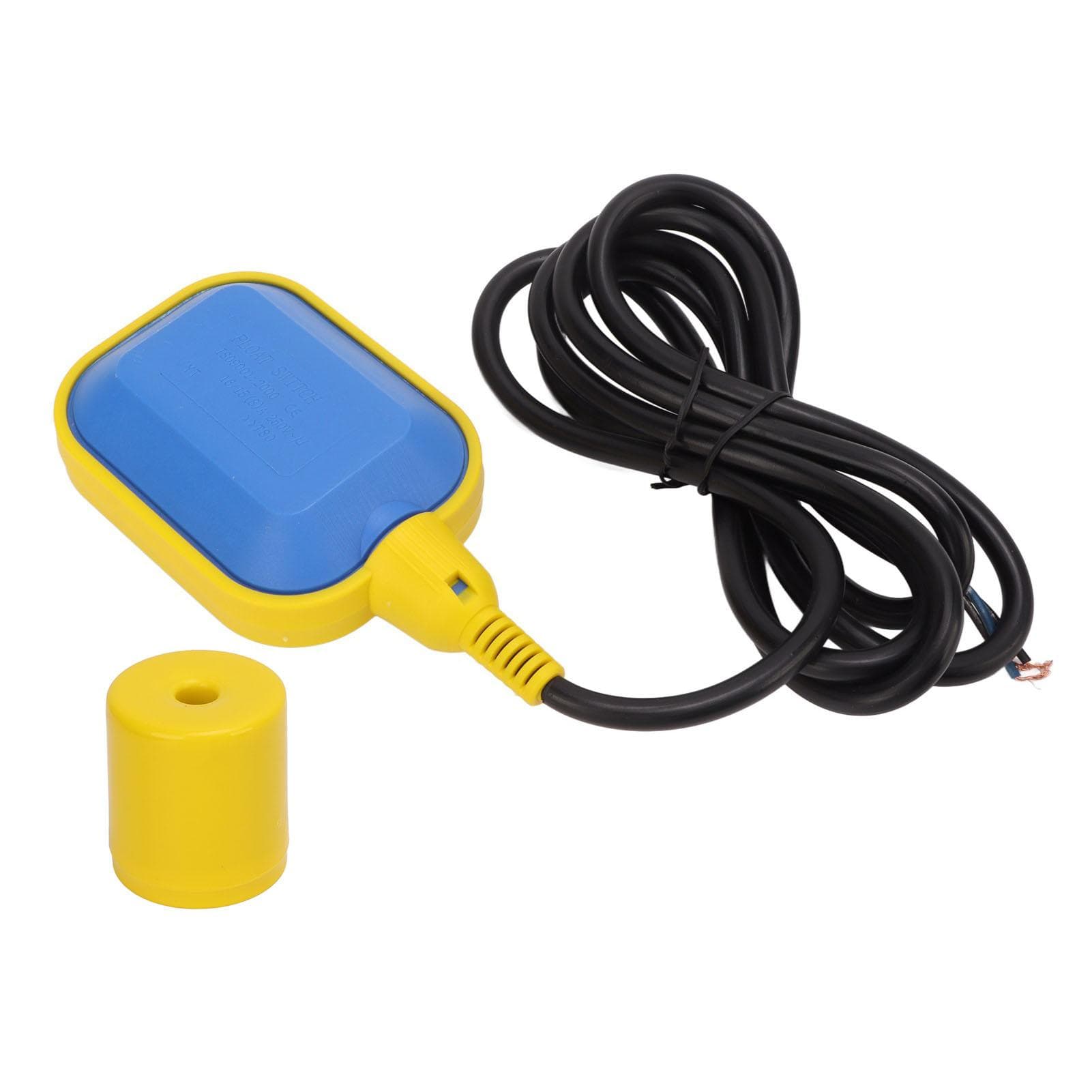 220V Float Switch Liquid Fluid Water Level Controller Contactor Sensor IP68 Protection for Tank Pump 2m / 6.56ft