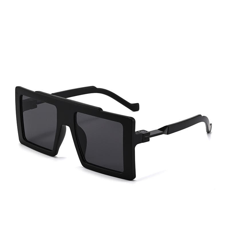New Retro Gradient Square Sunglasses Women Men Luxury Brand Thick Frame UV400 Protection Casual Versatile Glasses as picture